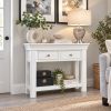 Toulouse White Painted Assembled Console Table 2 Drawers - 20% Off Discount Code FLASH - 3