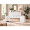 Toulouse White Painted 3 Piece Bedroom Furniture Set - Large Chest & 2 Bedside Tables - 20% Off Discount Code FLASH - 3 Toulouse White Painted 3 Piece Bedroom Furniture Set - Large Chest & 2 Bedside Tables - 20% Off Discount Code FLASH - 3
