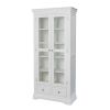 Toulouse White Painted Tall Glass Assembled Display Cabinet with Drawers - £50 OFF FLASH SALE - 8 Toulouse White Painted Tall Glass Assembled Display Cabinet with Drawers - £50 OFF FLASH SALE - 8