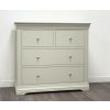 Heritage Grey Painted Large Grande 2 Over 2 Assembled Chest of Drawers - SPECIAL OFFER - 3