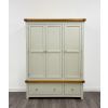 Forest Grey Painted Triple Wardrobe with Drawers - Special Offer - 2
