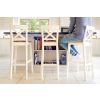 Java Cross Cream Painted Fully Assembled Tall Bar Stool - £60 OFF FLASH SALE - 4 Java Cross Cream Painted Fully Assembled Tall Bar Stool - £60 OFF FLASH SALE - 4
