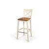 Java Cross Cream Painted Bar Stool with Solid Oak Seat - £60 OFF FLASH SALE - 11 Java Cross Cream Painted Bar Stool with Solid Oak Seat - £60 OFF FLASH SALE - 11