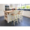 Java Cross Cream Painted Bar Stool with Solid Oak Seat - £60 OFF FLASH SALE - 4 Java Cross Cream Painted Bar Stool with Solid Oak Seat - £60 OFF FLASH SALE - 4