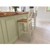 Java Cross Cream Painted Bar Stool with Solid Oak Seat - £60 OFF FLASH SALE - 2 Java Cross Cream Painted Bar Stool with Solid Oak Seat - £60 OFF FLASH SALE - 2