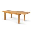 Lichfield 160cm-200cm-240cm Double Extending Oak Dining Table - 20% Off Discount Code FLASH - 8 Lichfield 160cm-200cm-240cm Double Extending Oak Dining Table - 20% Off Discount Code FLASH - 8