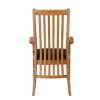 Lichfield Black Leather Carver Oak Dining Chair - £20 OFF SUMMER SALE - 6