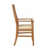 Lichfield Cream Leather Carver Oak Dining Chair - £20 OFF SUMMER SALE - 5 Lichfield Cream Leather Carver Oak Dining Chair - £20 OFF SUMMER SALE - 5
