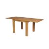 Lichfield 90cm to 180cm Flip Top Extending Table 2 Chelsea Brown Leather Chairs Set - SUMMER SALE - 5 Lichfield 90cm to 180cm Flip Top Extending Table 2 Chelsea Brown Leather Chairs Set - SUMMER SALE - 5