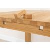 Minsk 80cm Small Square Solid Oak Dining Table - £30 OFF SUMMER SALE - 21