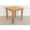 Minsk 80cm Small Square Solid Oak Dining Table - £30 OFF SUMMER SALE - 14