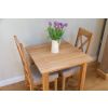 Minsk 80cm Small Square Solid Oak Dining Table - £30 OFF SUMMER SALE - 11