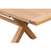Provence 2.3m Extending Cross Leg Oak Dining Table - SUMMER SALE - 4
