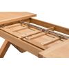 Provence 2.8m Double Extending Cross Leg Oak Table - 20% Off Discount Code FLASH - 10
