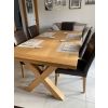Provence 2.8m Double Extending Cross Leg Oak Table - 20% Off Discount Code FLASH - 4
