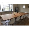 Provence 2.8m Double Extending Cross Leg Oak Table - 20% Off Discount Code FLASH - 2