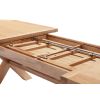 Provence 3.4m Double Extending X Leg Oak Table Oval Corners - £200 OFF SUMMER SALE - 8