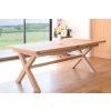 Provence 3.4m Large Double Extending X Leg Oak Dining Table - £200 OFF SUMMER SALE - 5