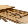 Provence 3.4m Large Double Extending X Leg Oak Dining Table - £200 OFF SUMMER SALE - 16
