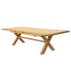 Provence 3.4m Large Double Extending X Leg Oak Dining Table - £200 OFF SUMMER SALE - 18