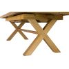 Provence 3.4m Large Double Extending X Leg Oak Dining Table - £200 OFF SUMMER SALE - 21