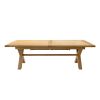 Provence 3.4m Large Double Extending X Leg Oak Dining Table - £200 OFF SUMMER SALE - 23