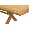 Provence 3.4m Large Double Extending X Leg Oak Dining Table - £200 OFF SUMMER SALE - 10