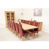 Provence 3.4m Large Double Extending X Leg Oak Dining Table - £200 OFF SUMMER SALE - 25