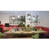 Provence 3.4m Large Double Extending X Leg Oak Dining Table - £200 OFF SUMMER SALE - 30