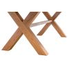 Provence 2.8m Large Double Extending Cross Leg Dining Table - 20% Off Discount Code FLASH - 16
