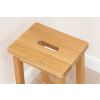 Refectory Solid Oak Kitchen Stool - 10% OFF SUMMER SALE - 12