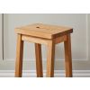 Refectory Solid Oak Kitchen Stool - 10% OFF SUMMER SALE - 3