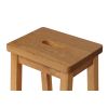 Refectory Solid Oak Kitchen Stool - 10% OFF SUMMER SALE - 6