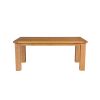 Riga 180cm Oak Table 8 Churchill Brown Leather Oak Chair Set - 9 Riga 180cm Oak Table 8 Churchill Brown Leather Oak Chair Set - 9