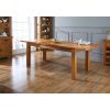 Country Oak 1.8m to 2.3m Butterfly Extending Oak Dining Table - 20% Off Discount Code FLASH - 2