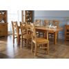 Country Oak 1.8m to 2.3m Butterfly Extending Oak Dining Table - 20% Off Discount Code FLASH - 3