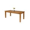 Country Oak 1.8m to 2.3m Butterfly Extending Oak Dining Table - 20% Off Discount Code FLASH - 9