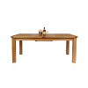 Country Oak 1.8m to 2.3m Butterfly Extending Oak Dining Table - 20% Off Discount Code FLASH - 12