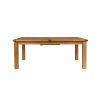 Country Oak 1.8m to 2.3m Butterfly Extending Oak Dining Table - 20% Off Discount Code FLASH - 13