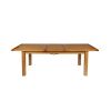 Country Oak 1.8m to 2.3m Butterfly Extending Oak Dining Table - 20% Off Discount Code FLASH - 8