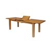 Country Oak 1.8m to 2.3m Butterfly Extending Oak Dining Table - 20% Off Discount Code FLASH - 5