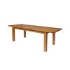 Country Oak 1.8m to 2.3m Butterfly Extending Oak Dining Table - 20% Off Discount Code FLASH - 6