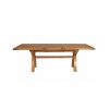 180cm to 230cm Country Oak Cross Leg Extending Table - 20% Off Discount Code FLASH - 11