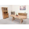 Country Oak 2.3m Cross Leg Extending Dining Table Oval Corners - £50 OFF SUMMER SALE - 12
