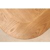 Country Oak 2.3m Cross Leg Extending Dining Table Oval Corners - £50 OFF SUMMER SALE - 19