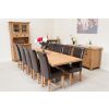 Country Oak 2.8m Large Double Extending Oak Dining Table - 20% Off Discount Code FLASH - 10