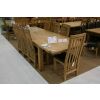 Country Oak 2.8m Large Double Extending Oak Dining Table - 20% Off Discount Code FLASH - 14
