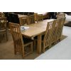 Country Oak 2.8m Large Double Extending Oak Dining Table - 20% Off Discount Code FLASH - 13