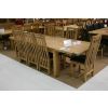 Country Oak 2.8m Large Double Extending Oak Dining Table - 20% Off Discount Code FLASH - 15