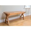 Country Oak 1.2m x Leg Oak Dining Bench - £50 OFF FLASH SALE - 12 Country Oak 1.2m x Leg Oak Dining Bench - £50 OFF FLASH SALE - 12